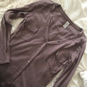 We The Free Free People Comfortable  Button Down